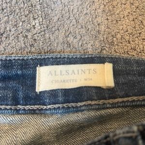 All Saints Designer Mens Jeans